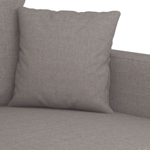 2-Sitzer-Sofa Taupe 120 cm Stoff