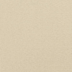 2-Sitzer-Sofa Creme 140 cm Stoff