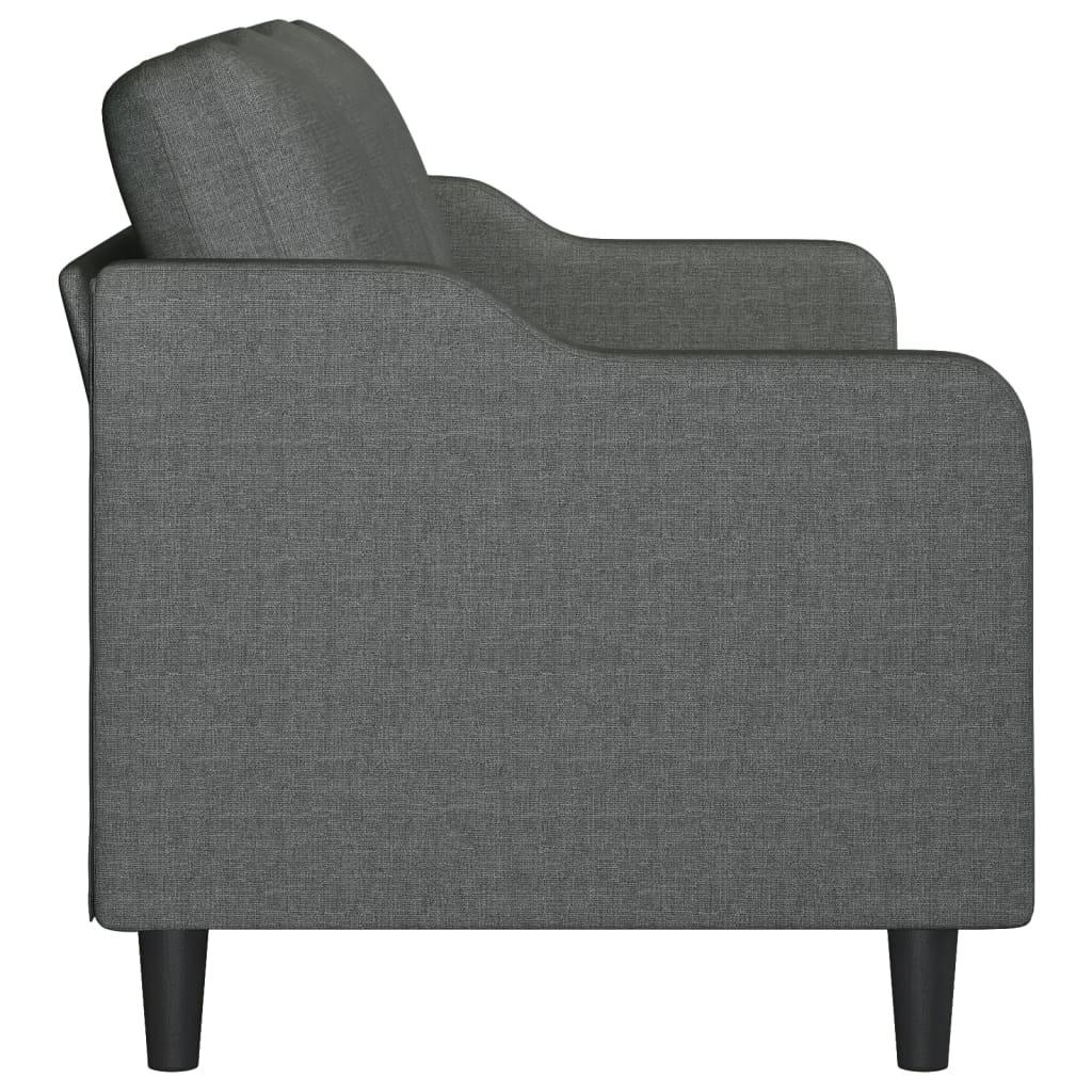 vidaXL 3-Sitzer-Sofa Dunkelgrau 180 cm Stoff