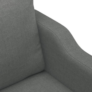 vidaXL 3-Sitzer-Sofa Dunkelgrau 180 cm Stoff