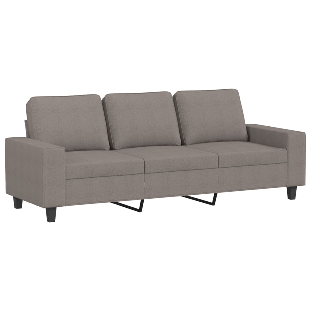 3-Sitzer-Sofa Taupe 180 cm Stoff