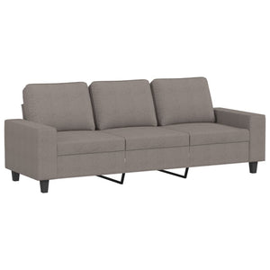 3-Sitzer-Sofa Taupe 180 cm Stoff