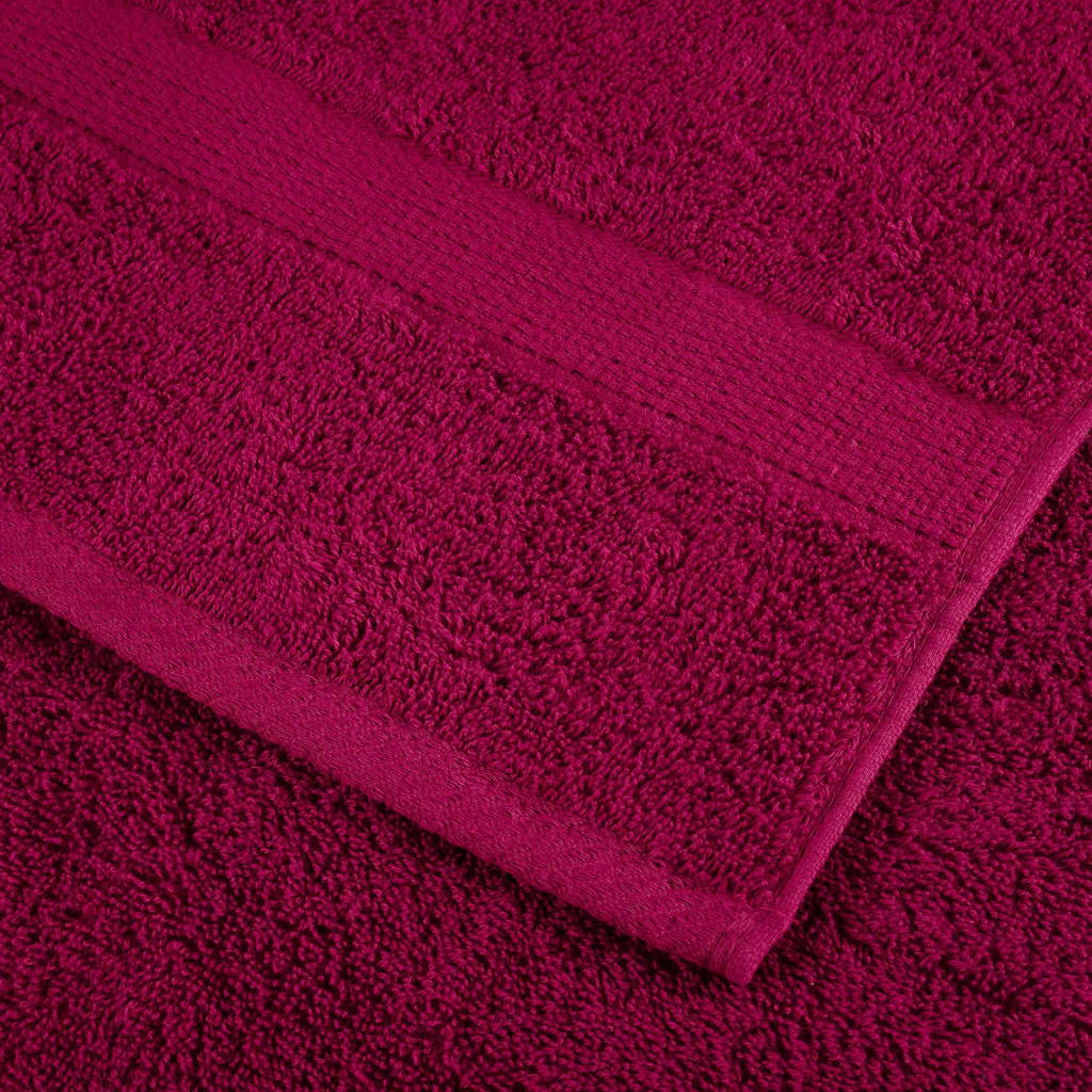 vidaXL Premium-Saunatücher SOLUND 4 Stk Bordeaux 80x200 cm 600 g/m²