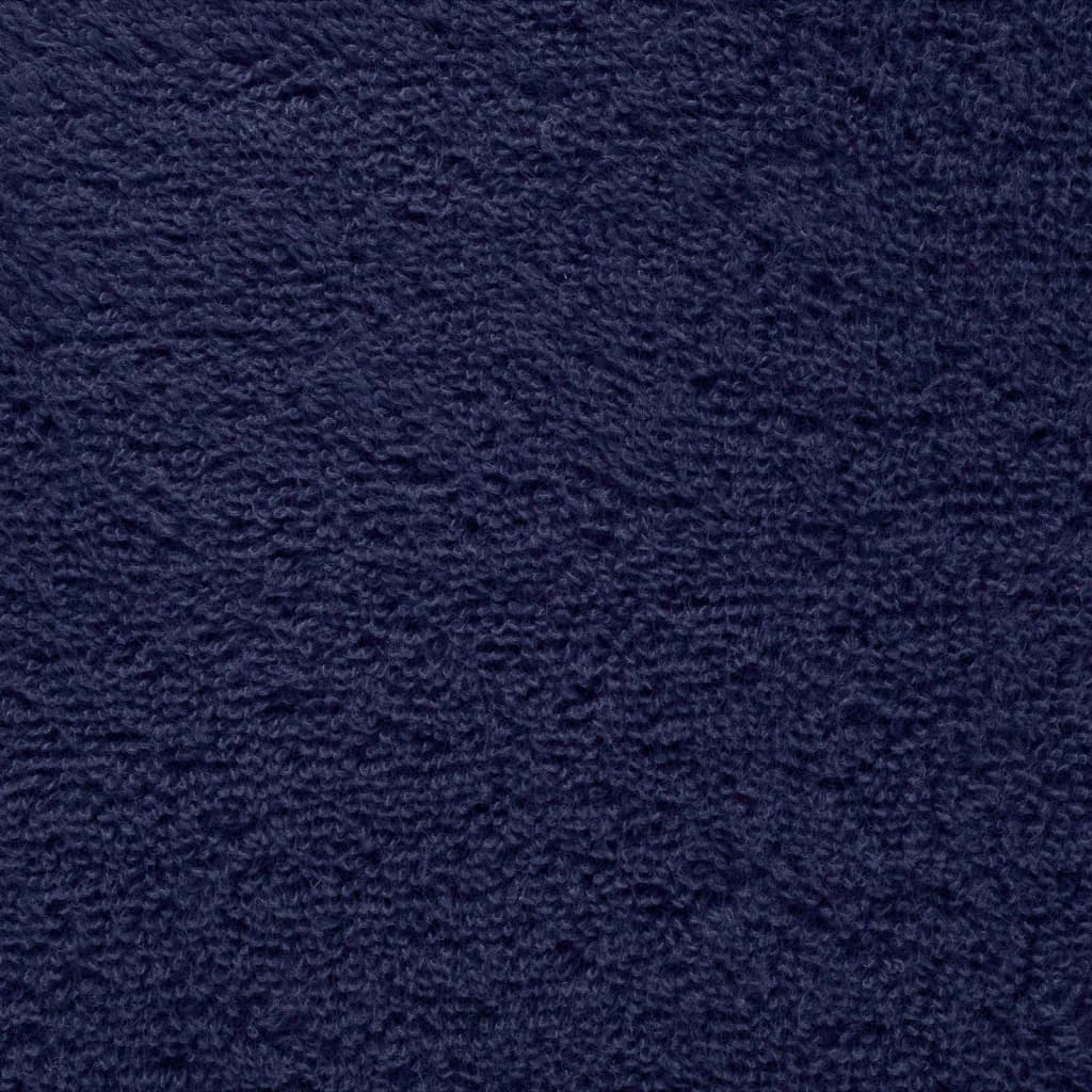 vidaXL Premium-Handtücher SOLUND 10 Stk. Marineblau 50x100 cm 600 g/m²