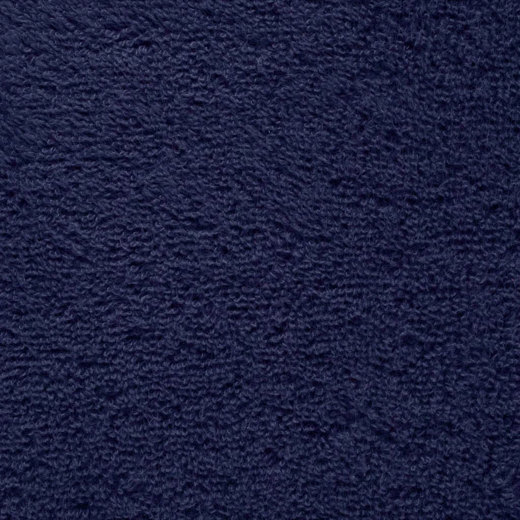 vidaXL Premium-Saunatücher SOLUND 10 Stk Marineblau 80x200 cm 600 g/m²