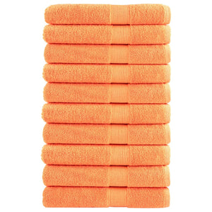 vidaXL Premium-Saunatücher SOLUND 10 Stk. Orange 80x200 cm 600 g/m²