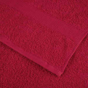 vidaXL Premium-Duschtücher SOLUND 10 Stk. Rot 70x140 cm 600 g/m²