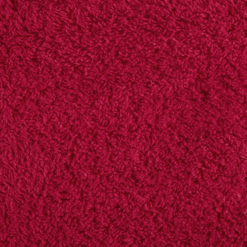 vidaXL Premium-Saunatücher SOLUND 4 Stk. Rot 80x200 cm 600 g/m²