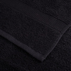 vidaXL Premium-Handtücher SOLUND 10 Stk. Schwarz 100x200 cm 600 g/m²