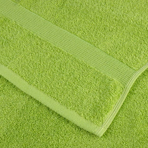 vidaXL Premium-Handtücher SOLUND 10 Stk. Apfelgrün 100x200 cm 600 g/m²