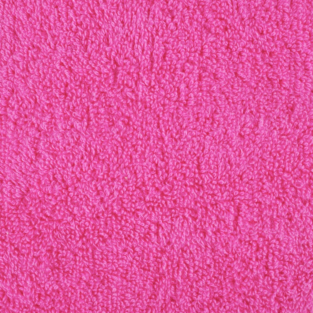 vidaXL Premium-Duschtücher SOLUND 4 Stk. Rosa 70x140 cm 600 g/m²