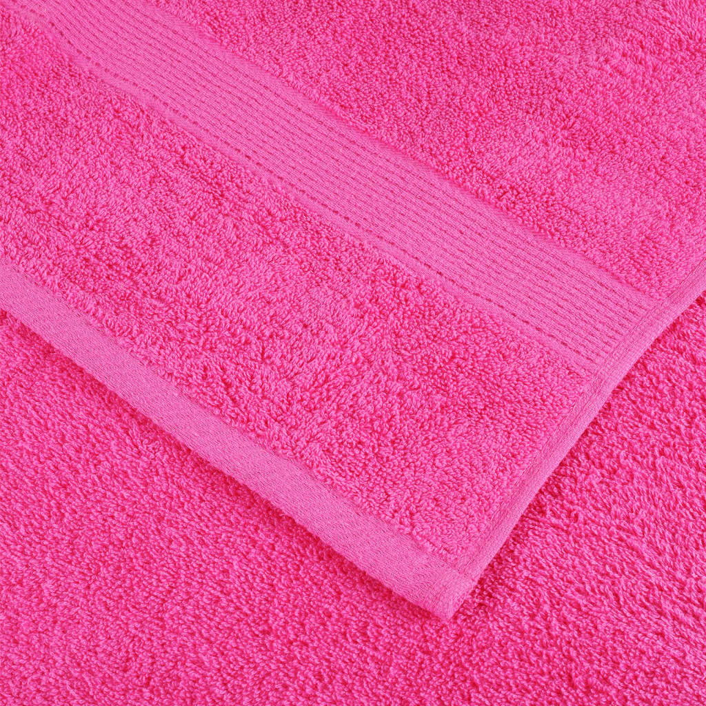 vidaXL Premium-Saunatücher SOLUND 2 Stk. Rosa 80x200 cm 600 g/m²