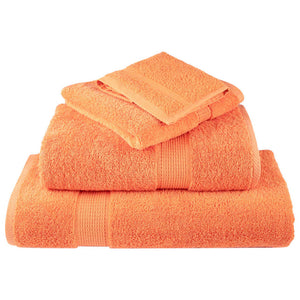 vidaXL 6 tlg. Premium-Handtuch-Set SOLUND Orange 600 g/m²