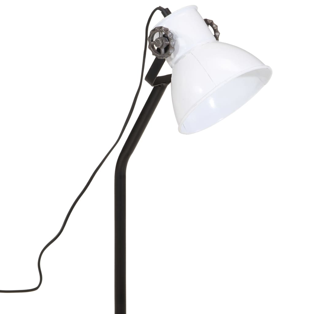 vidaXL Schreibtischlampe 25 W Weiß 17x17x60 cm E27