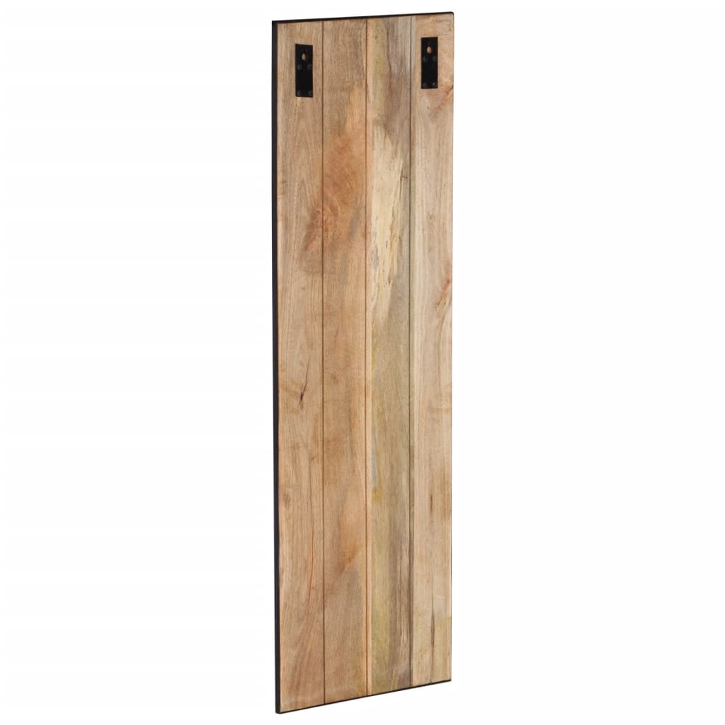 vidaXL Garderobe 35x8x110 cm Raues Massivholz Mango