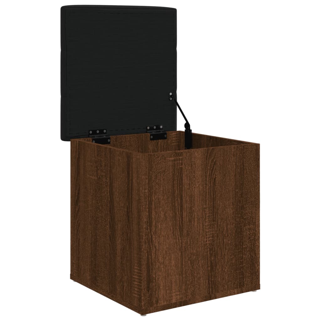 vidaXL Sitzbank mit Stauraum Braun Eiche 42x42x45 cm Holzwerkstoff