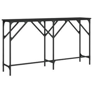 vidaXL Konsolentisch Schwarz 140x29x75 cm Holzwerkstoff