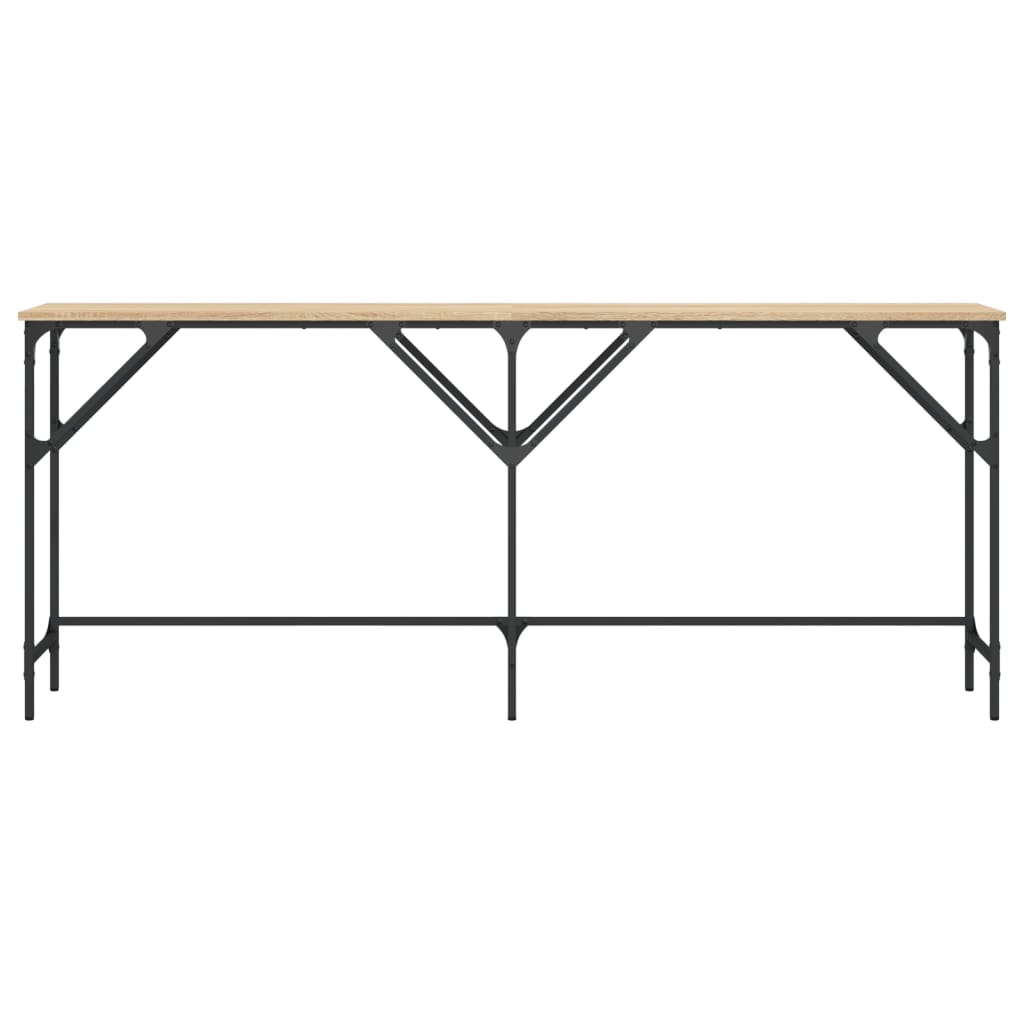 Konsolentisch Sonoma-Eiche 180x29x75 cm Holzwerkstoff Stilecasa