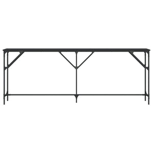 Konsolentisch Schwarz 200x29x75 cm Holzwerkstoff