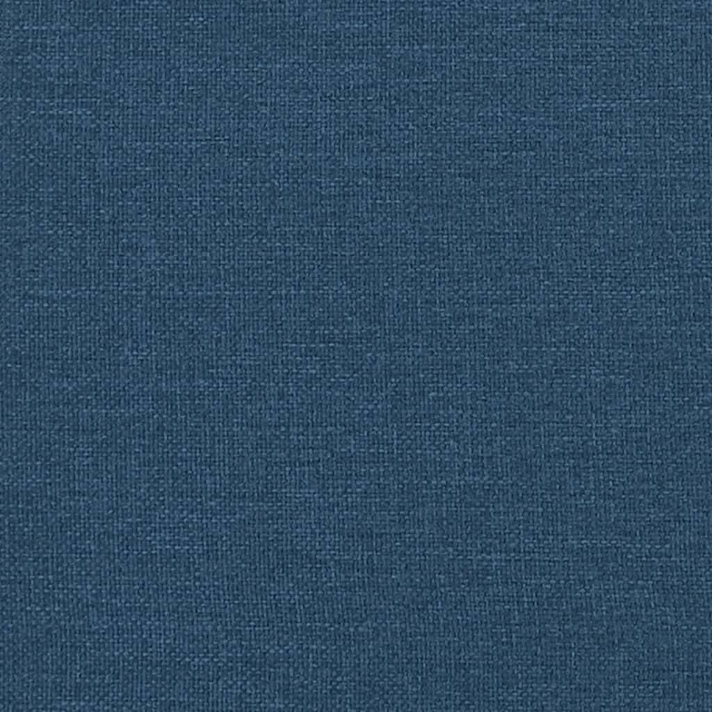 vidaXL Sitzbank mit Kissen Blau 113x64,5x75,5 cm Stoff