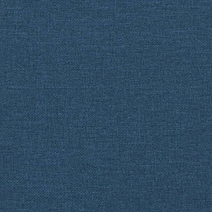 vidaXL Sitzbank mit Kissen Blau 113x64,5x75,5 cm Stoff