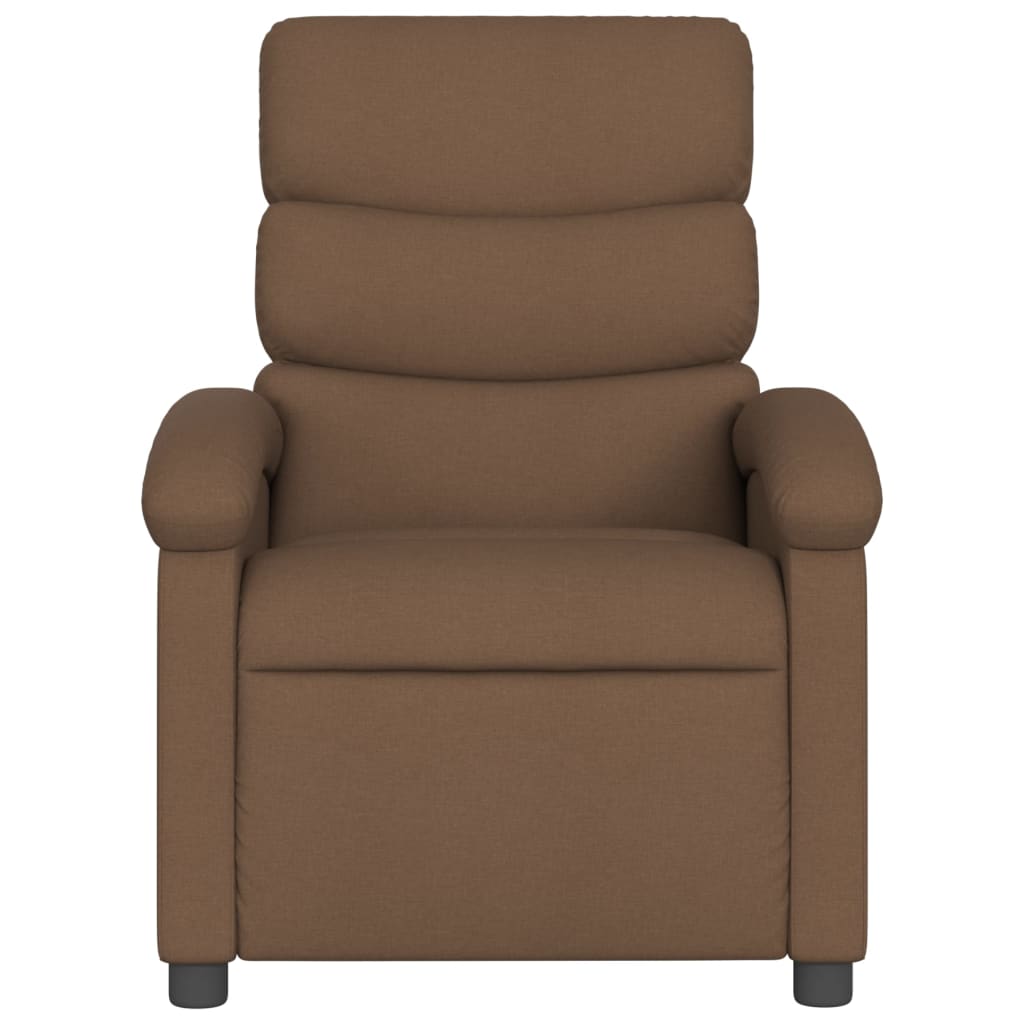 vidaXL Relaxsessel Braun Stoff