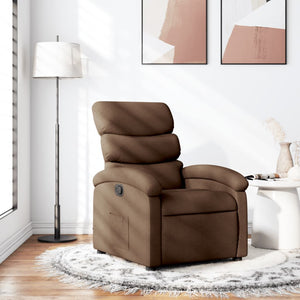 vidaXL Relaxsessel Braun Stoff