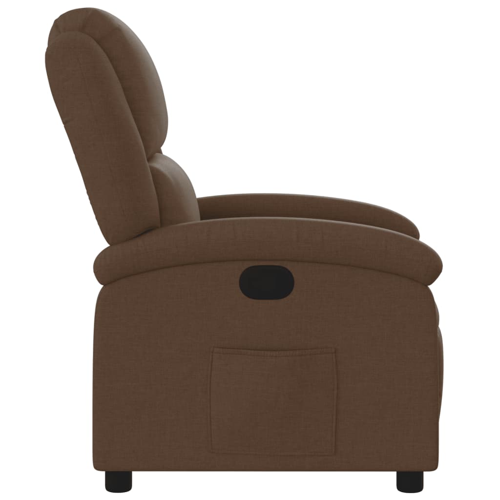 vidaXL Relaxsessel Braun Stoff