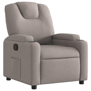 vidaXL Relaxsessel Taupe Stoff