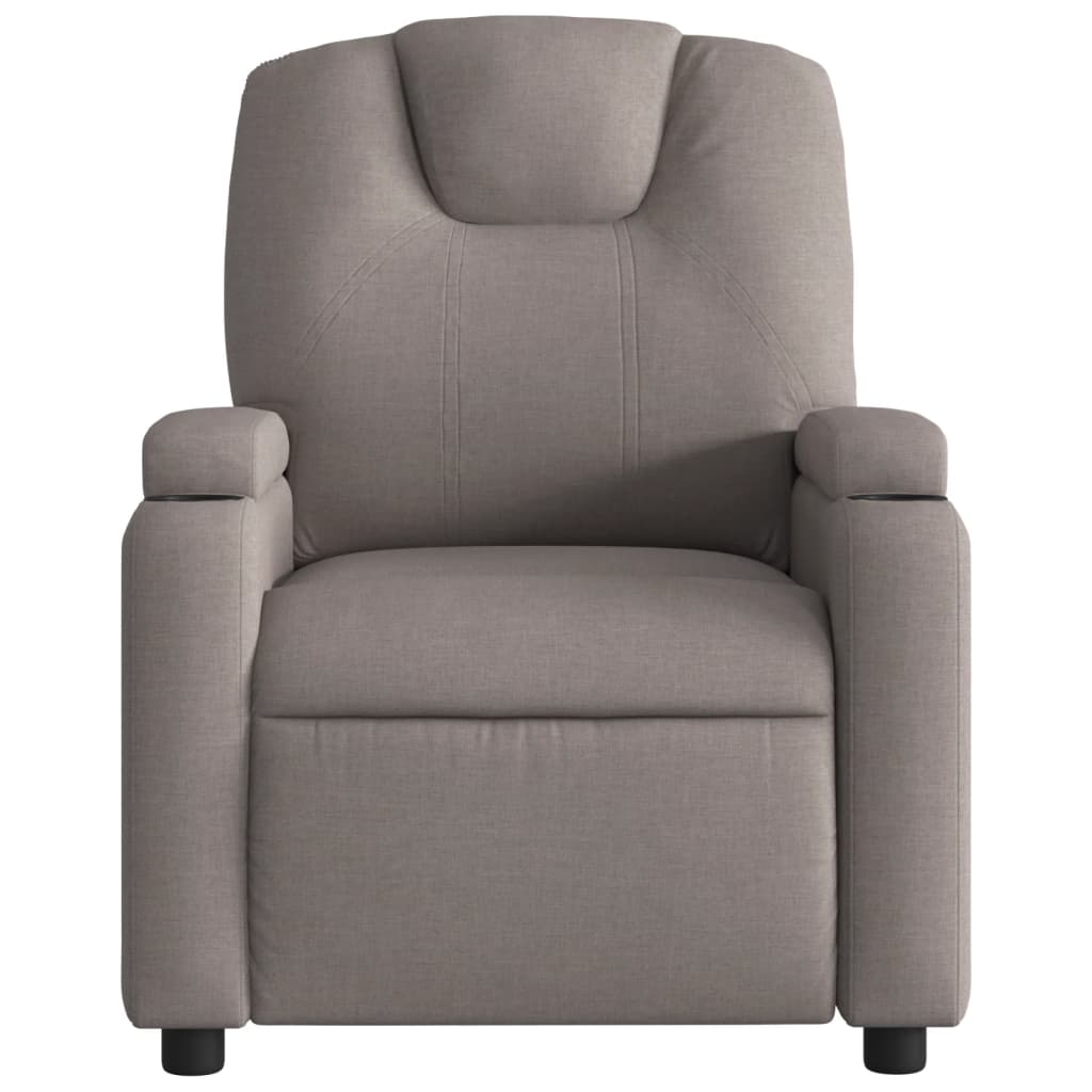 vidaXL Relaxsessel Taupe Stoff