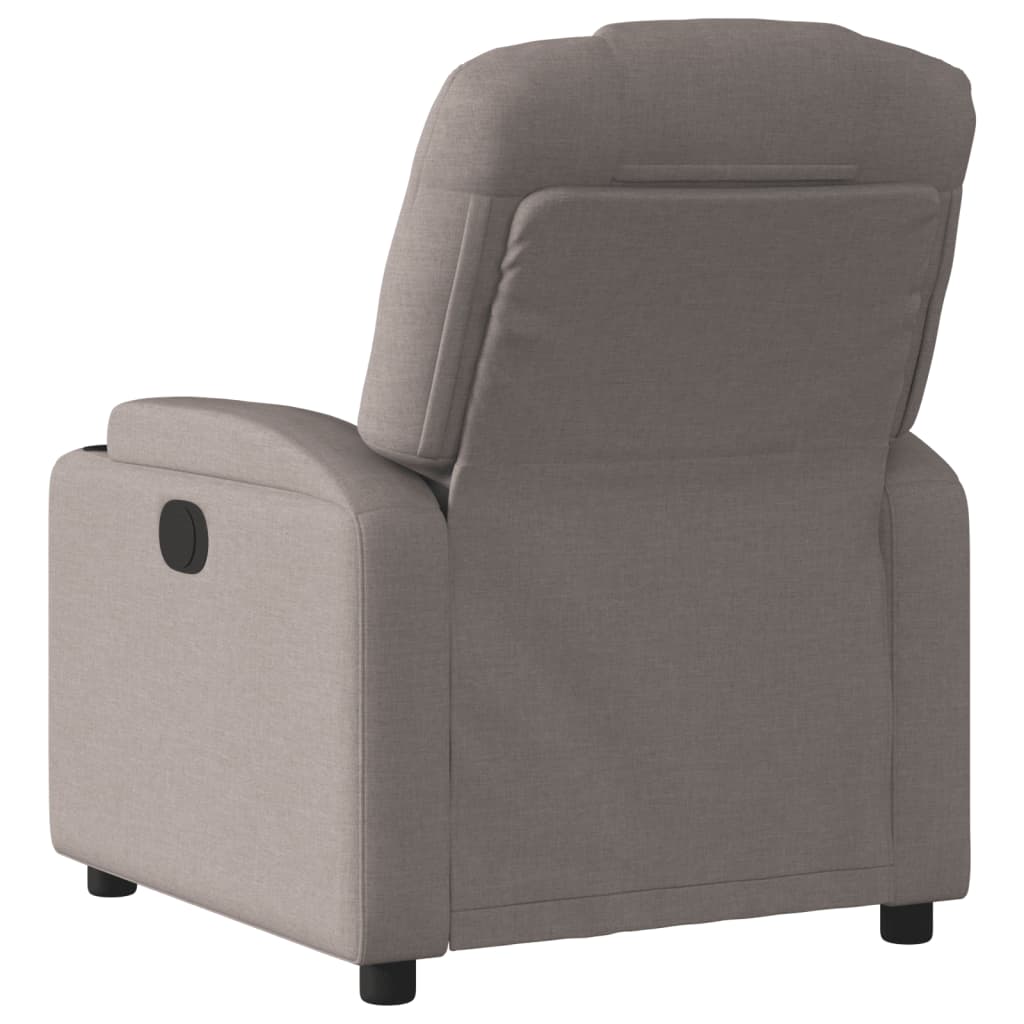 vidaXL Relaxsessel Taupe Stoff