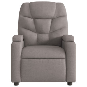 vidaXL Relaxsessel Taupe Stoff