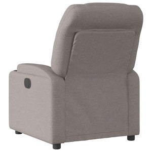 vidaXL Relaxsessel Taupe Stoff