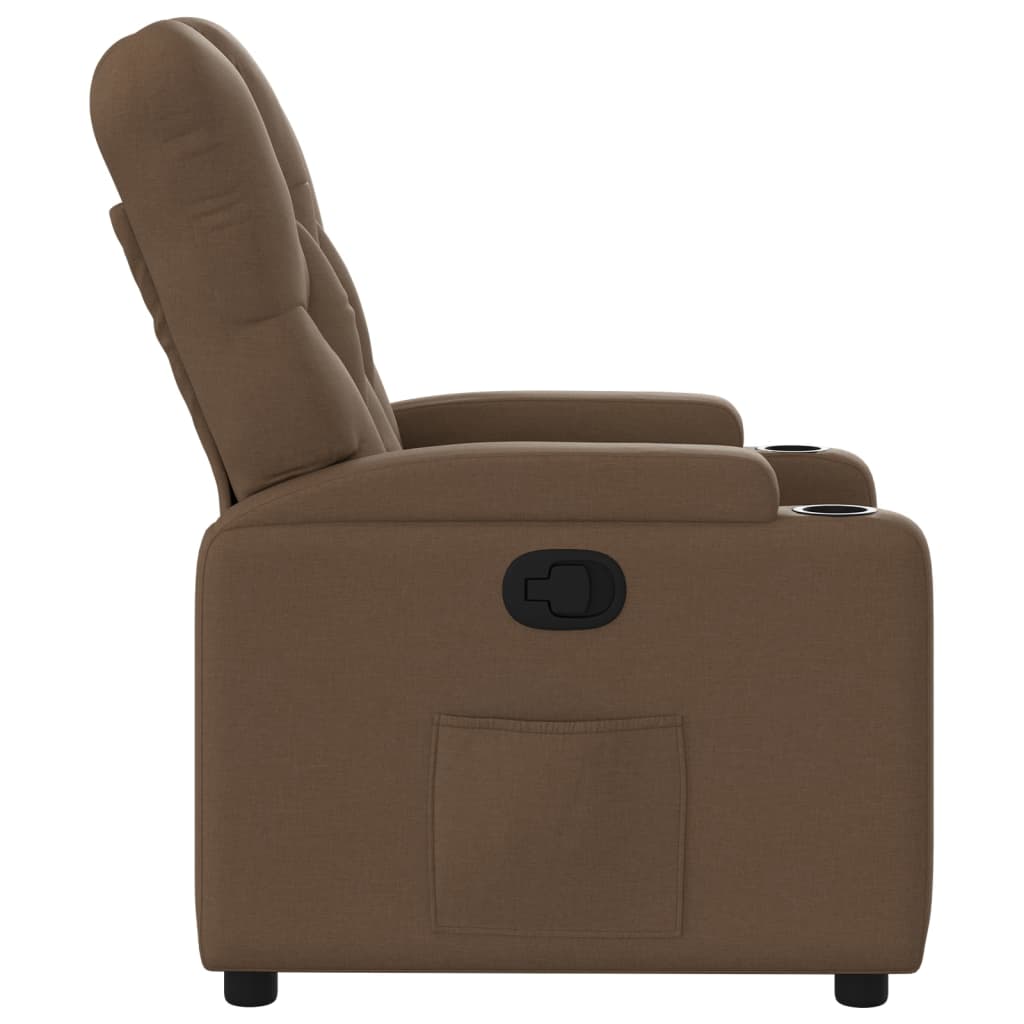 vidaXL Relaxsessel Braun Stoff