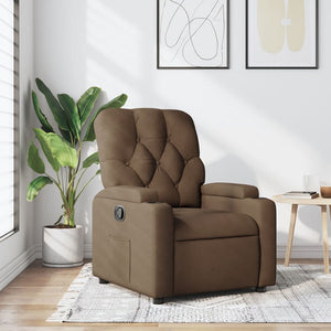 vidaXL Relaxsessel Braun Stoff