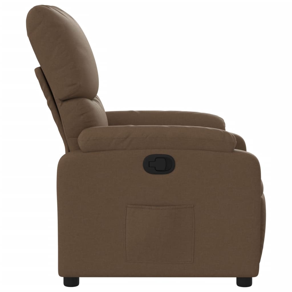 vidaXL Relaxsessel Braun Stoff