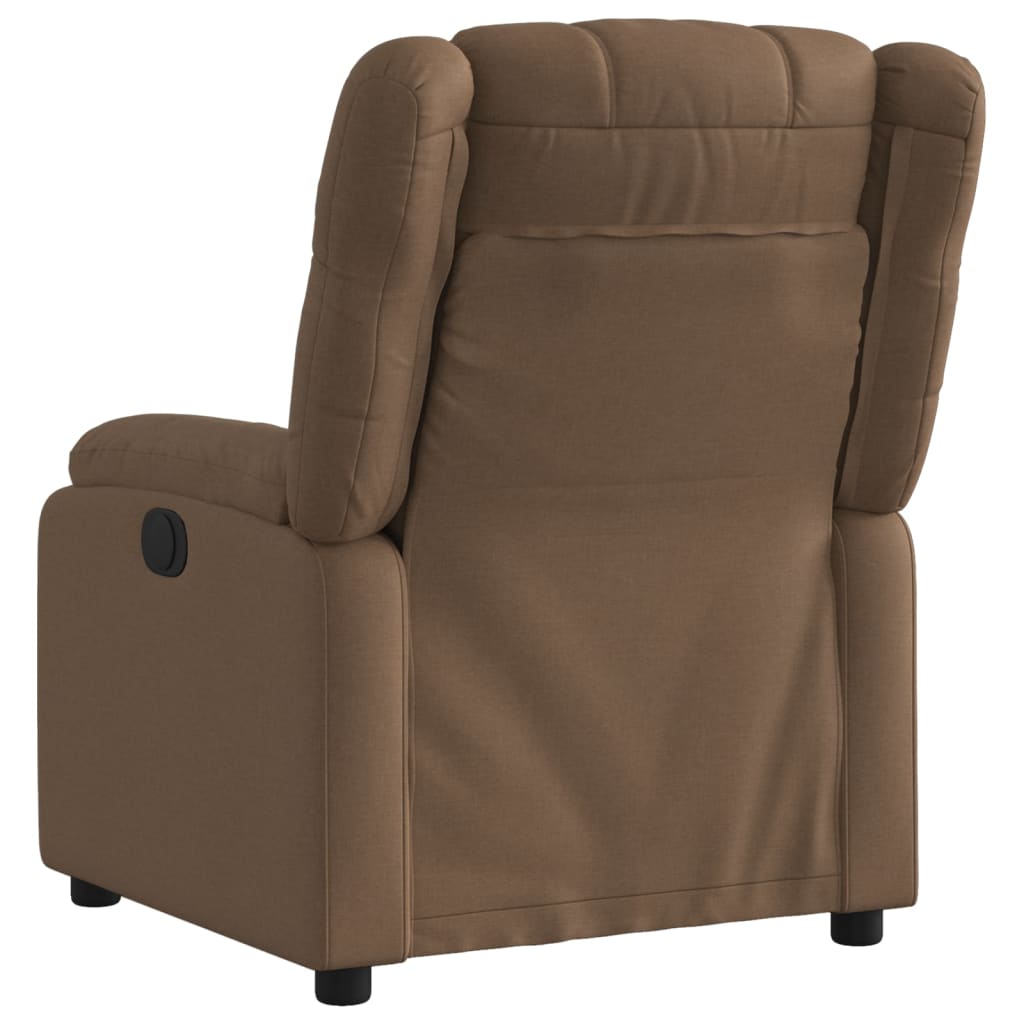 vidaXL Relaxsessel Braun Stoff