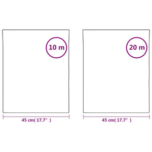 vidaXL Fensterfolien Matt Weiß PVC