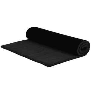 vidaXL Fußmatte Schwarz 80x100 cm Kokosfaser Getuftet