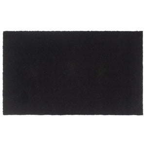 vidaXL Fußmatte Schwarz 90x150 cm Kokosfaser Getuftet