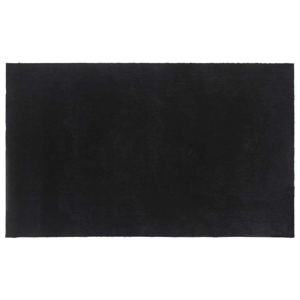 vidaXL Fußmatte Schwarz 90x150 cm Kokosfaser Getuftet