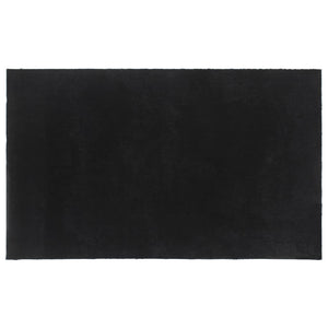 vidaXL Fußmatte Schwarz 90x150 cm Kokosfaser Getuftet