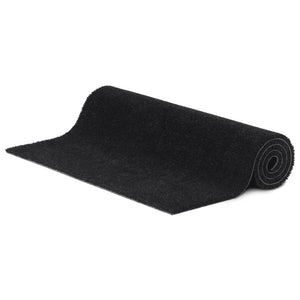 vidaXL Fußmatte Schwarz 90x150 cm Kokosfaser Getuftet