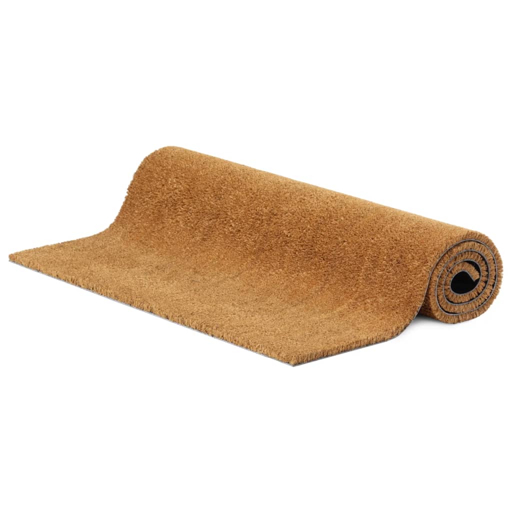 vidaXL Fußmatte Natur 90x150 cm Kokosfaser Getuftet