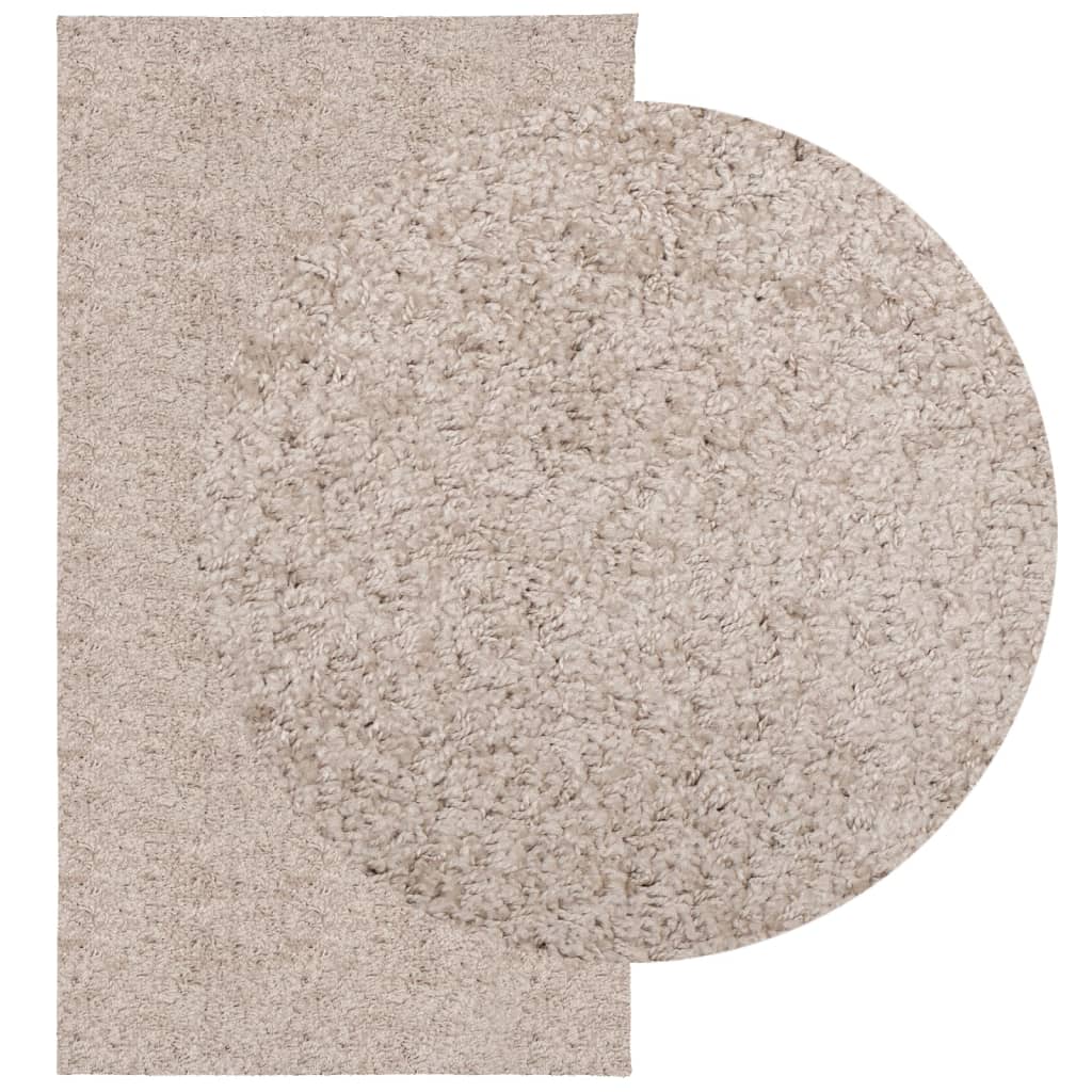 vidaXL Shaggy-Teppich PAMPLONA Hochflor Modern Beige 80x150 cm