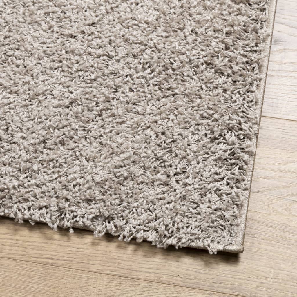 vidaXL Shaggy-Teppich PAMPLONA Hochflor Modern Beige 80x150 cm