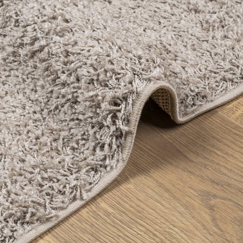 vidaXL Shaggy-Teppich PAMPLONA Hochflor Modern Beige 80x150 cm