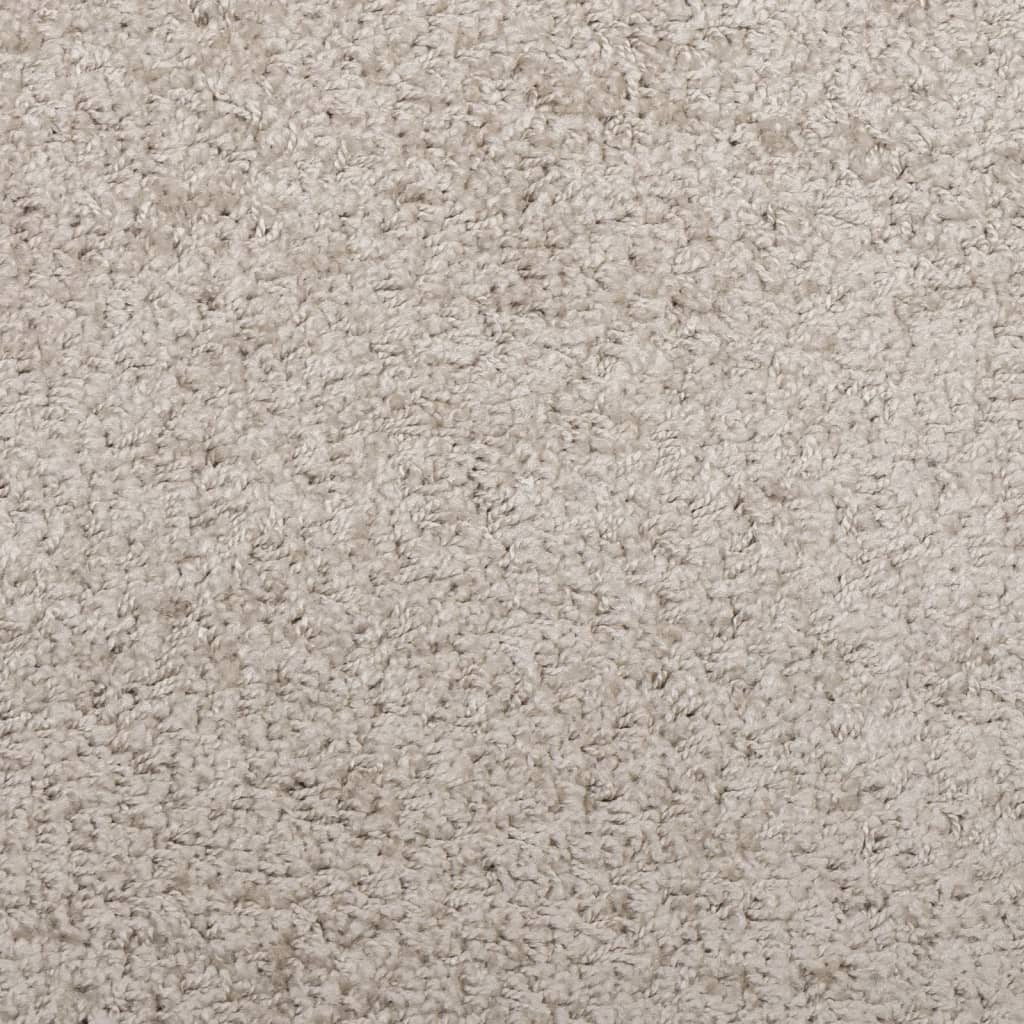 vidaXL Shaggy-Teppich PAMPLONA Hochflor Modern Beige 80x150 cm