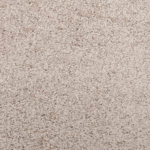 vidaXL Shaggy-Teppich PAMPLONA Hochflor Modern Beige 80x150 cm