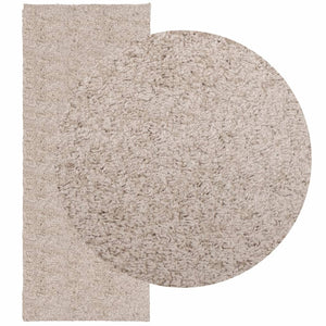 vidaXL Shaggy-Teppich PAMPLONA Hochflor Modern Beige 80x200 cm